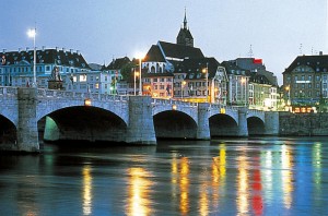 Blick auf die Altstadt von Basel